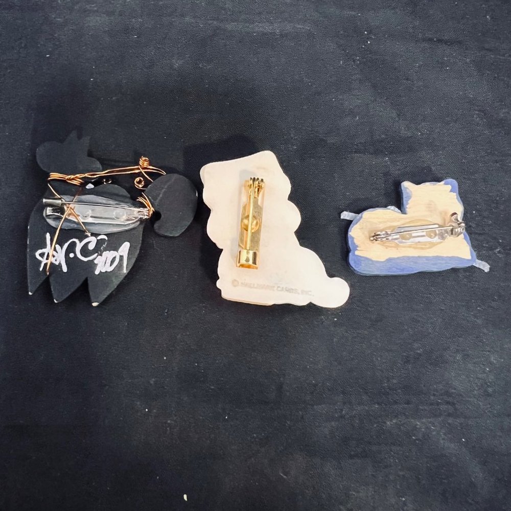 Lot of 3 Cat Pins (4756) - Picture 5 of 6